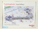Schaal 1:500 Herpa 519687 luchthavengebouwen set #8287, Ophalen of Verzenden, Gebruikt