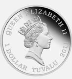 Tuvalu. 1 Dollar 2011 - Transformers - Megatron- 1 Oz with