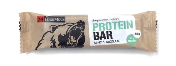 Protein Bar Mint Chocolate - 24 Hour Meals, Diversen, Levensmiddelen, Verzenden