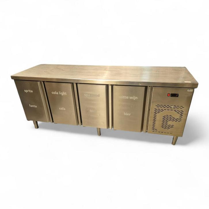rvs koelwerkbank 4 drs frigo werkbank in veiling, Articles professionnels, Horeca | Équipement de cuisine