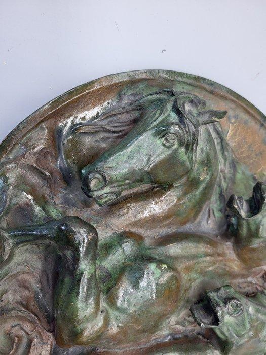 Vide-poche - Frankrijk - een kudde paarden, Antiquités & Art, Curiosités & Brocante