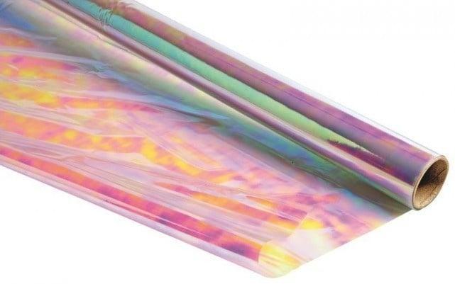 Cellofaan Rol Parelmoer 70cm 2m, Diversen, Cadeaupapier, Nieuw, Verzenden