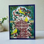 Decoratieve wandtegel van Tunesische keramiek – met de hand