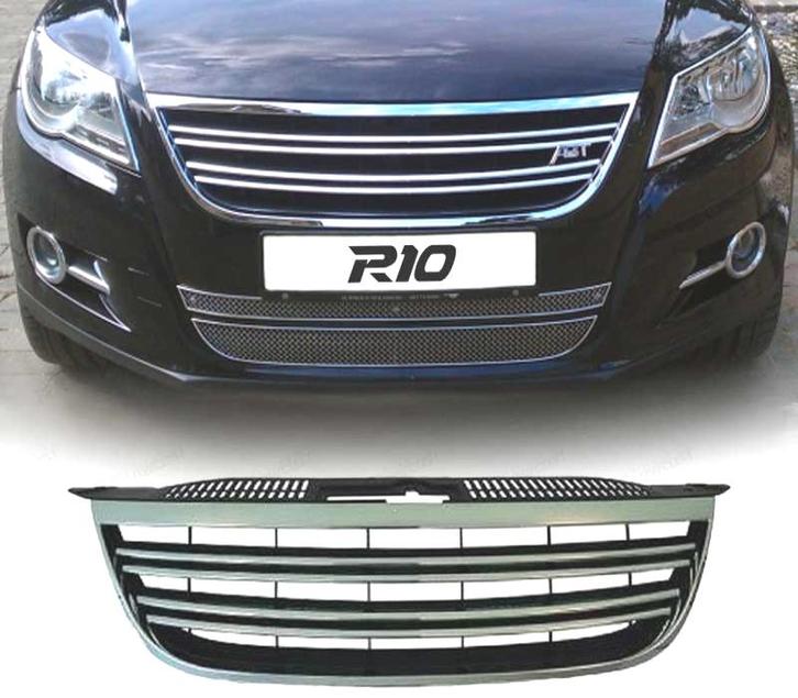 Calandre Noir Sans Logo Pour Volkswagen Vw Tiguan 07+ Noir C, Auto-onderdelen, Carrosserie, Verzenden