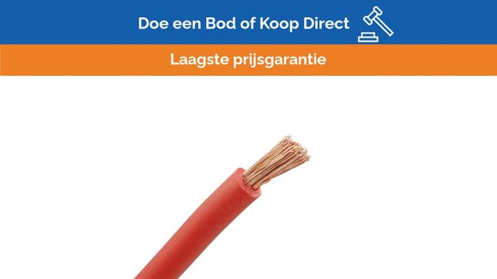 Bieden: Lapp H07V-K 120mm2 RED Battery Installation Cable, Sports nautiques & Bateaux, Instruments de navigation & Électronique maritime