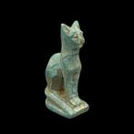 Replica van het oude Egypte Steen Zittende Kat Godin Bastet, Antiek en Kunst