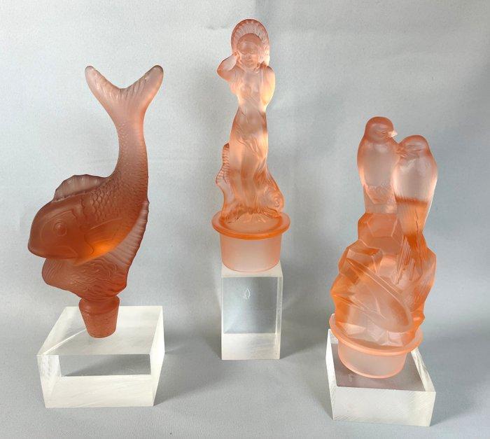 Walther Glass & Sohne - o.a. Josef Inwald - Sculpture,, Antiek en Kunst, Antiek | Glaswerk en Kristal