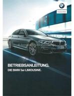 2018 BMW 5 SERIE LIMOUSINE INSTRUCTIEBOEKJE DUITS, Ophalen of Verzenden
