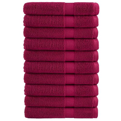 vidaXL Saunahanddoeken SOLUND 10 st 600 g/m² 80x200 cm, Huis en Inrichting, Badkamer | Badtextiel en Accessoires, Nieuw, Verzenden