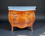 Commode - Bardiglio, Noyer, Ronce de noyer, Bois de Rose -