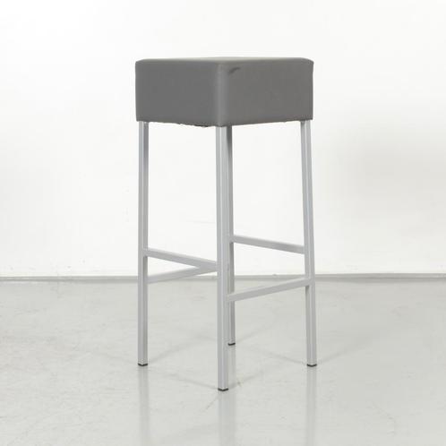Ondaretta barkruk, antraciet, 4-poot onderstel, Huis en Inrichting, Stoelen, Gebruikt, Ophalen of Verzenden
