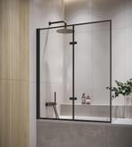 Badwand Medal 100 x 140 cm Zwart Badscherm Draaibaar 5 mm, Doe-het-zelf en Bouw, Verzenden, Nieuw
