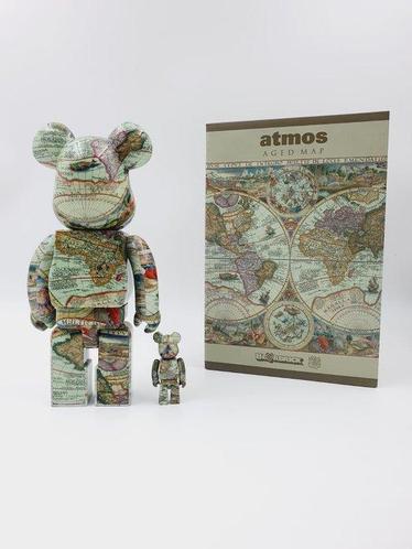 BE@RBRICK atmos AGED MAP 100% & 400%-