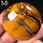 Set van 3 tijgerkleurige agaten – gepolijste palmstenen met