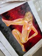 Amita Dand - Abstract Nude, Antiek en Kunst, Kunst | Schilderijen | Modern