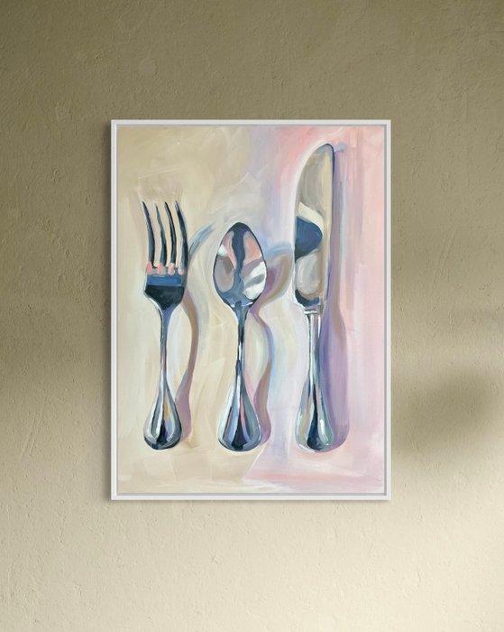 Daphne Schrijver - Silverware Secrets, Antiek en Kunst, Kunst | Schilderijen | Modern