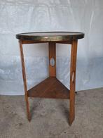 Tafel - Eik, Verguld messing - Gueridon art nouveau, Antiek en Kunst