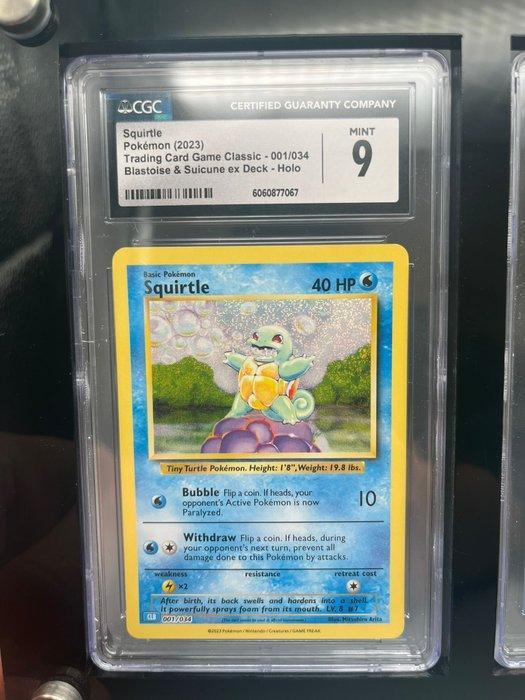 Pokémon - 3 Graded card - Squirtle, Wartortle, Blastoise, Hobby en Vrije tijd, Verzamelkaartspellen | Pokémon