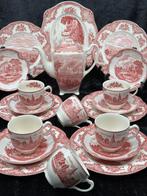 Johnson Bros Old Britain Castles Rot Kaffeeservice Ironstone, Antiek en Kunst