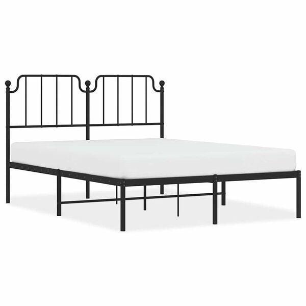 Zwart Bedframe 135x190 | Tweede Kansje | OP = OP, Huis en Inrichting, Slaapkamer | Bedden, 140 cm, 190 cm of minder, Zwart, Nieuw