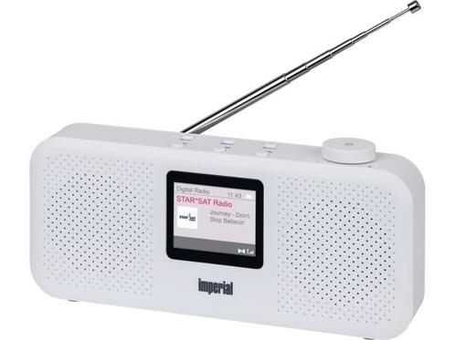 Veiling - Imperial Dabman 16 wit DAB+ stereo radio, FM, alar, Audio, Tv en Foto, Radio's