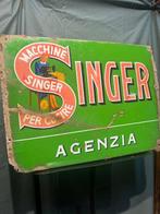 Singer - singer - Reclamebord - Originele Singer-penning -