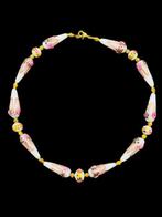 24-karaats goud Venetiaanse handgemaakte ketting met, Antiek en Kunst