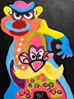 Karel Appel (1921-2006) - Anti-robot clown, Antiek en Kunst