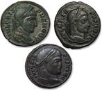 Romeinse Rijk. Crispus (317-326 n.Chr.). Follis Group of 3x