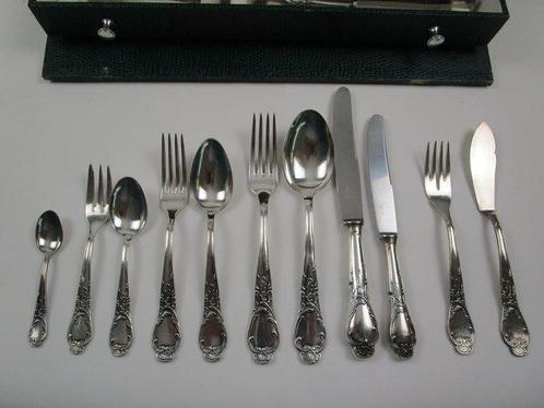 Gebrüder Berger - Ménagère - Art nouveau - 12 personnes /, Antiek en Kunst, Antiek | Meubels | Tafels