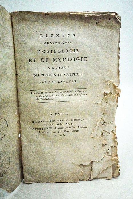 Johann Heinrich Lavater & Gauthier de la peyronie - Élémens, Antiek en Kunst, Antiek | Boeken en Manuscripten