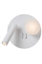 Lucide MATIZ - Bedlamp / Wandlamp - LED - 3000K -, Verzenden