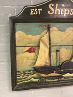 Est. Ship Stores - Reclamebord - 3D - Hout, Antiek en Kunst, Curiosa en Brocante