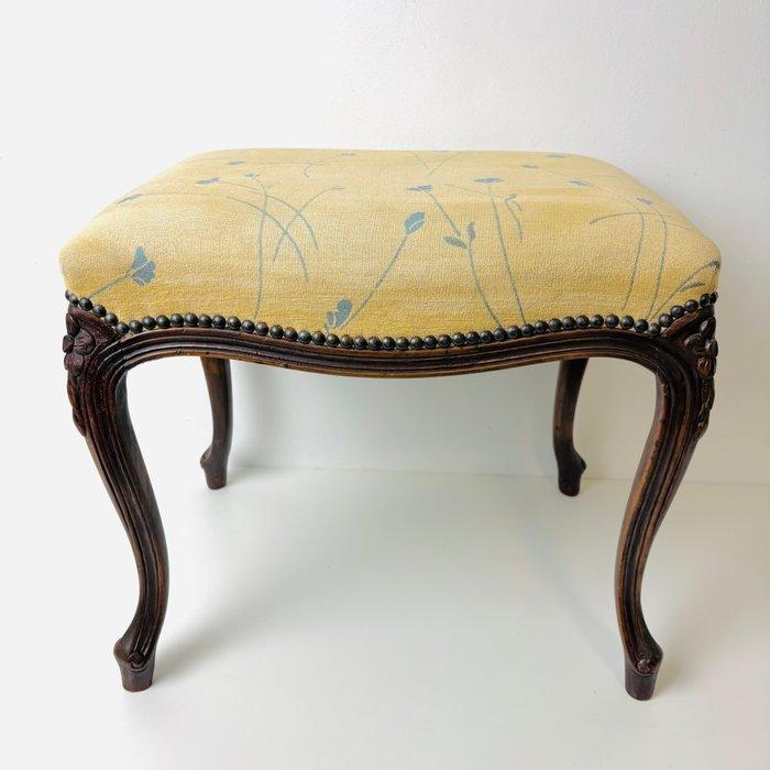 Ottoman - Pouf de style victorien Queen Victoriaanse. - Bois, Antiek en Kunst, Curiosa en Brocante