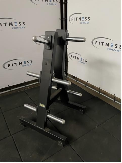 Technogym Pure Strength Plate Tower | Schijven Rek | Zwart |, Sport en Fitness, Fitnessmaterialen, Overige typen, Nieuw, Verzenden