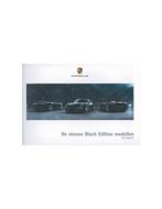 2016 PORSCHE 911 CARRERA & BOXSTER BLACK EDITION BROCHURE, Nieuw
