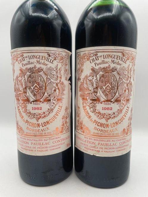 1982 Château Longueville Baron de Pichon-Longueville -, Verzamelen, Wijnen