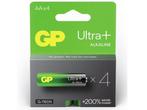 Veiling - 5x GP Ultra+ Alkaline AA batterijen 4-pack, TV, Hi-fi & Vidéo, Batteries