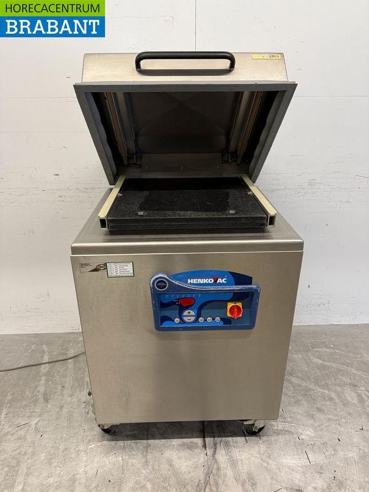 RVS Henkovac E-203 Verrijdbare Vacuummachine Vacumeermachine, Zakelijke goederen, Horeca | Keukenapparatuur, Ophalen of Verzenden