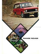 1973 LAND ROVER RANGE ROVER BROCHURE ENGELS, Boeken, Auto's | Folders en Tijdschriften, Nieuw, Ophalen of Verzenden