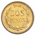 Mexico. 2 Pesos 1945 Mexican 2 Pesos Gold Coin