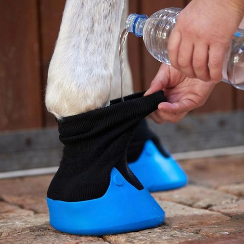 Behandelingsschoen tubbease voor paardenhoeven, l, blauw -, Dieren en Toebehoren, Overige Dieren-accessoires, Nieuw