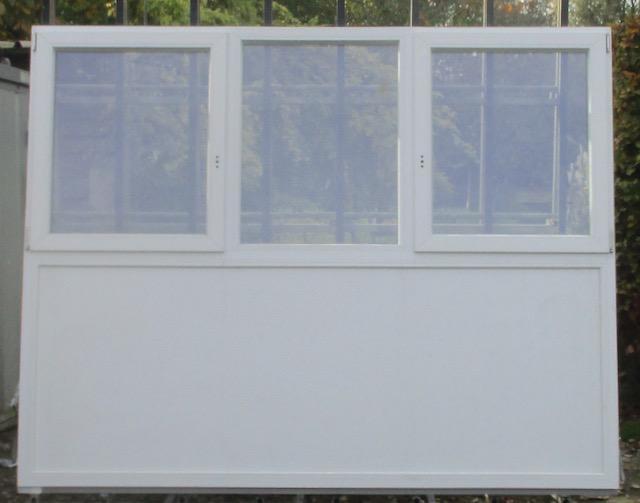 pvc raam , chassis , venster 257 x 202 wit / creme, Doe-het-zelf en Bouw, Raamkozijnen en Schuifdeuren, Inclusief glas, Nieuw