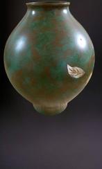 Vaas - Brons - Japan - Takaoka bronzen vaas met doos (Zonder