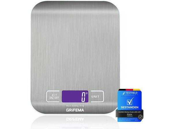 Veiling - GRIFEMA - GA2002 eukenweegschaal met LCD-scherm, Huis en Inrichting, Keuken | Keukenbenodigdheden