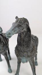 2x beeld paard brons - Bronze - Chine (Sans Prix de Réserve), Antiek en Kunst