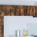 vidaXL Keuken Kast met opslag Kalmar 2 pcs Rook Eiken 60 x, Huis en Inrichting, Verzenden, Nieuw