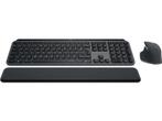 Logitech - Draadloos toetsenbord + muis - Azerty - Zwart, Computers en Software, Toetsenborden, Verzenden, Logitech, Draadloos