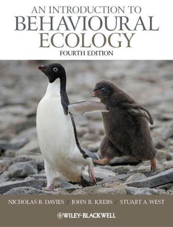 Introduction To Behavioural Ecology 9781405114165, Verzenden, Nicholas B. Davies