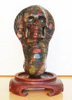 Gesneden figuur, Cobra-schedelsculptuur, met de hand